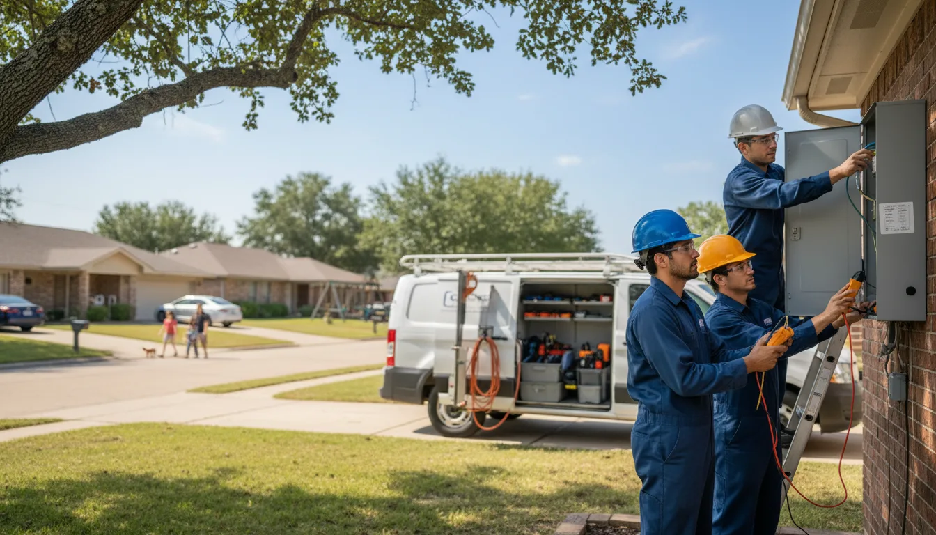 Certified electrician providing emergency electrical services in Grandy, MN